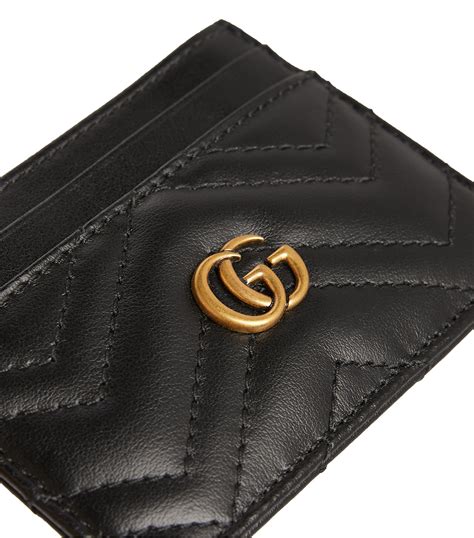 gucci marmont leather card case wallet|Gucci Marmont wallet small.